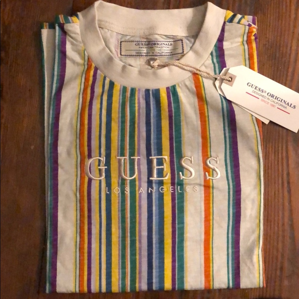 GUESS Originals Riviera striped shirt